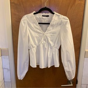 Cropped Nasty Gal blouse